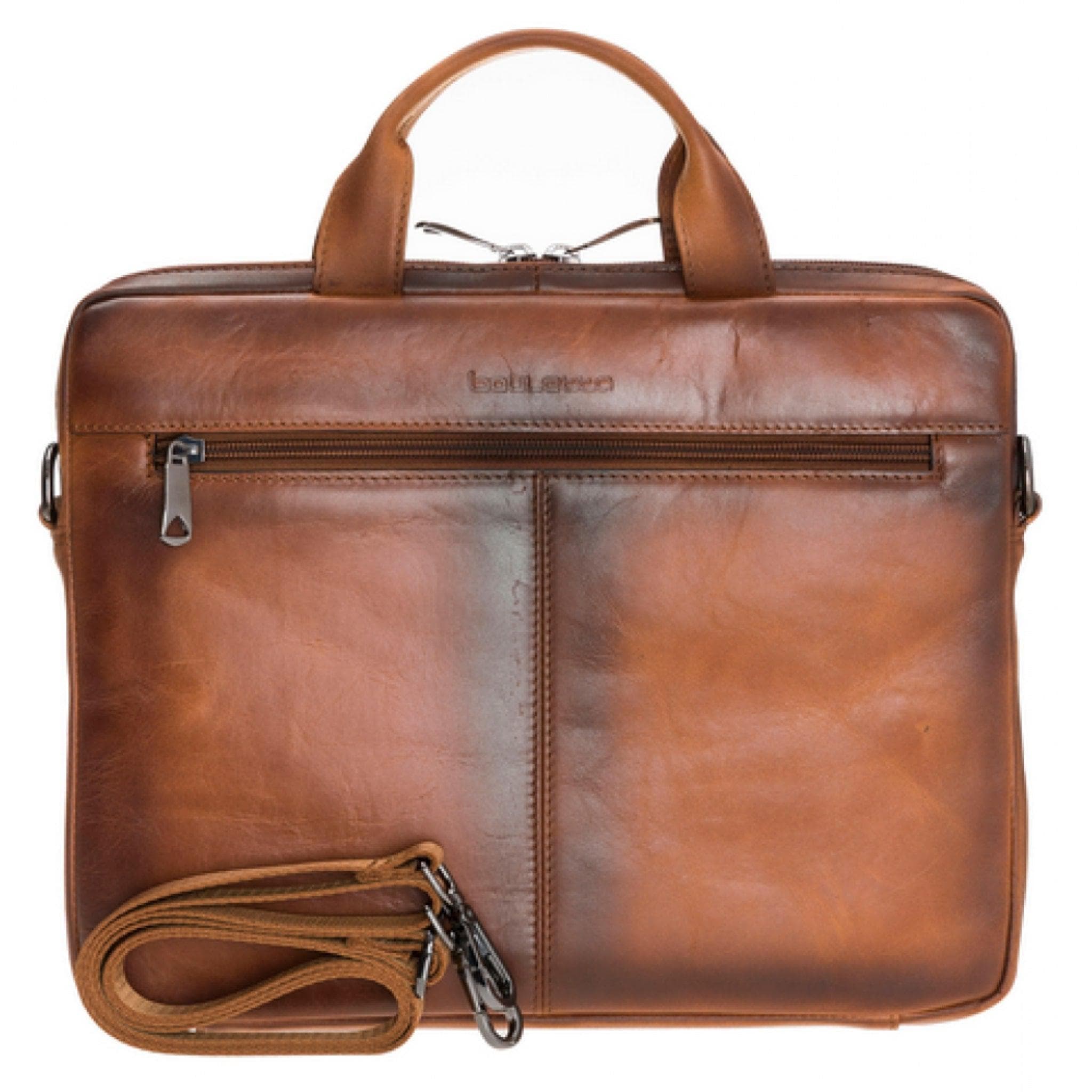 Apollo Leather Business Briefcase / Laptop Case 16"