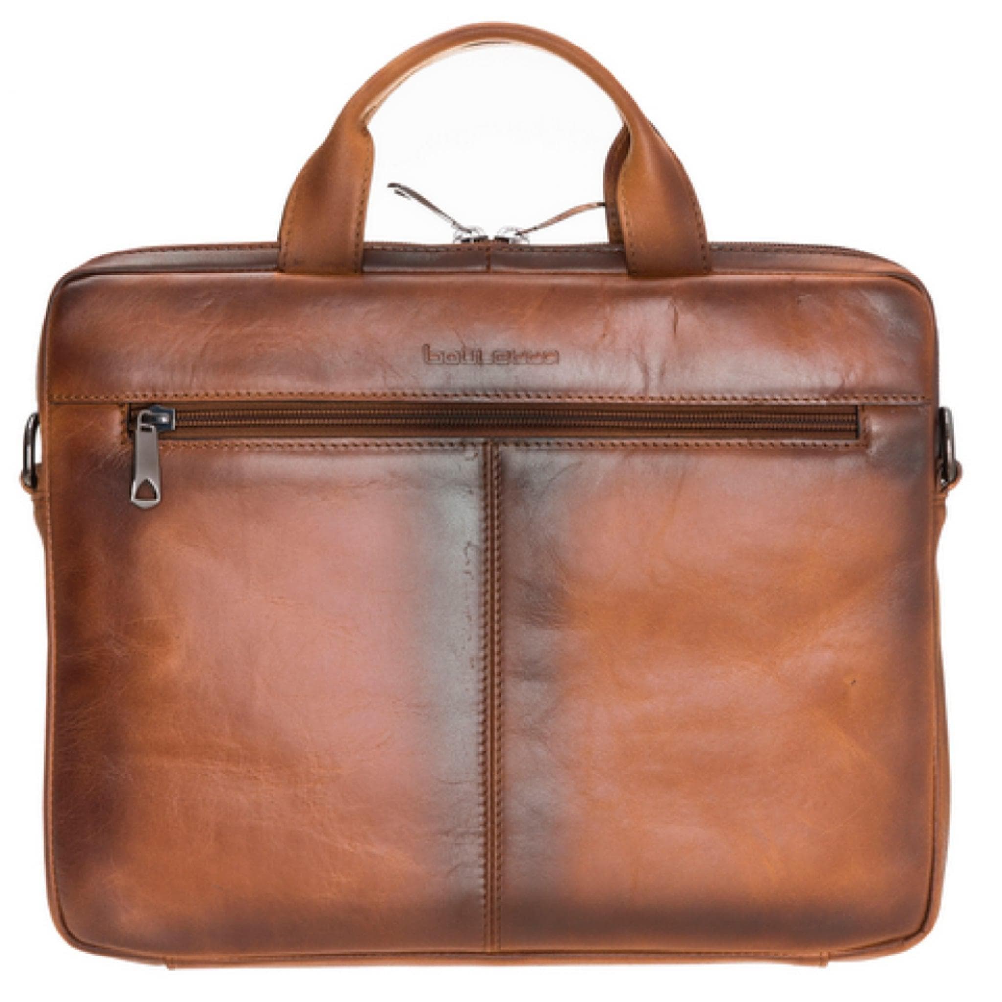 Apollo Leather Business Briefcase / Laptop Case 16"