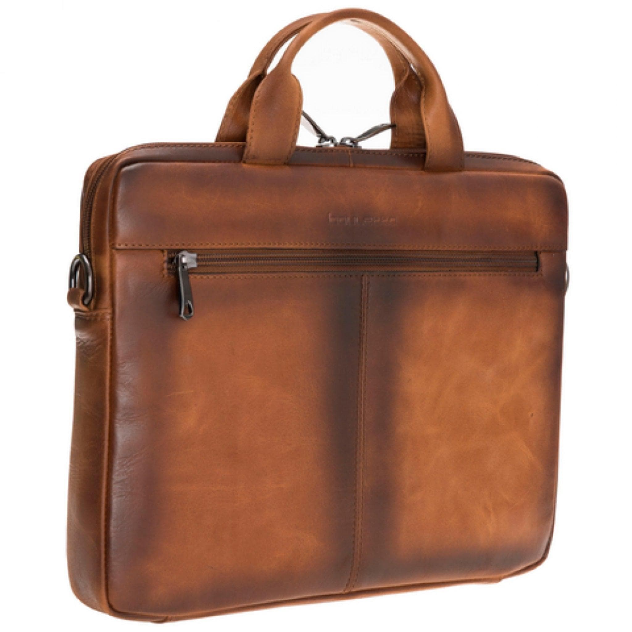 Apollo Leather Business Briefcase / Laptop Case 16"