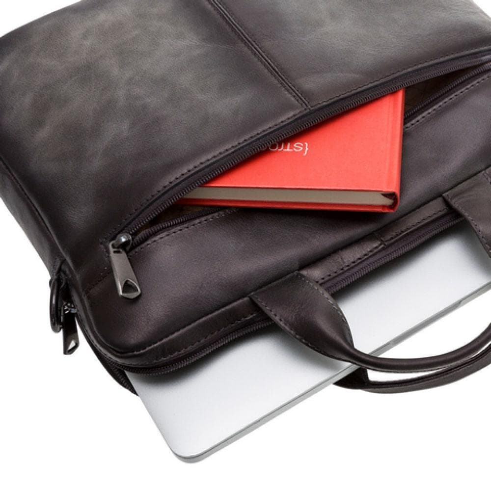 Apollo Leather Business Briefcase / Laptop Case 16"
