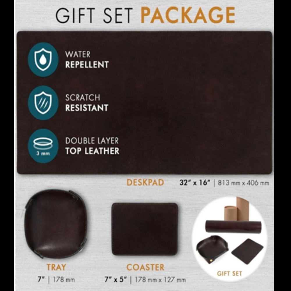 Desk Mat/Organizer/Cup Coaster Set
