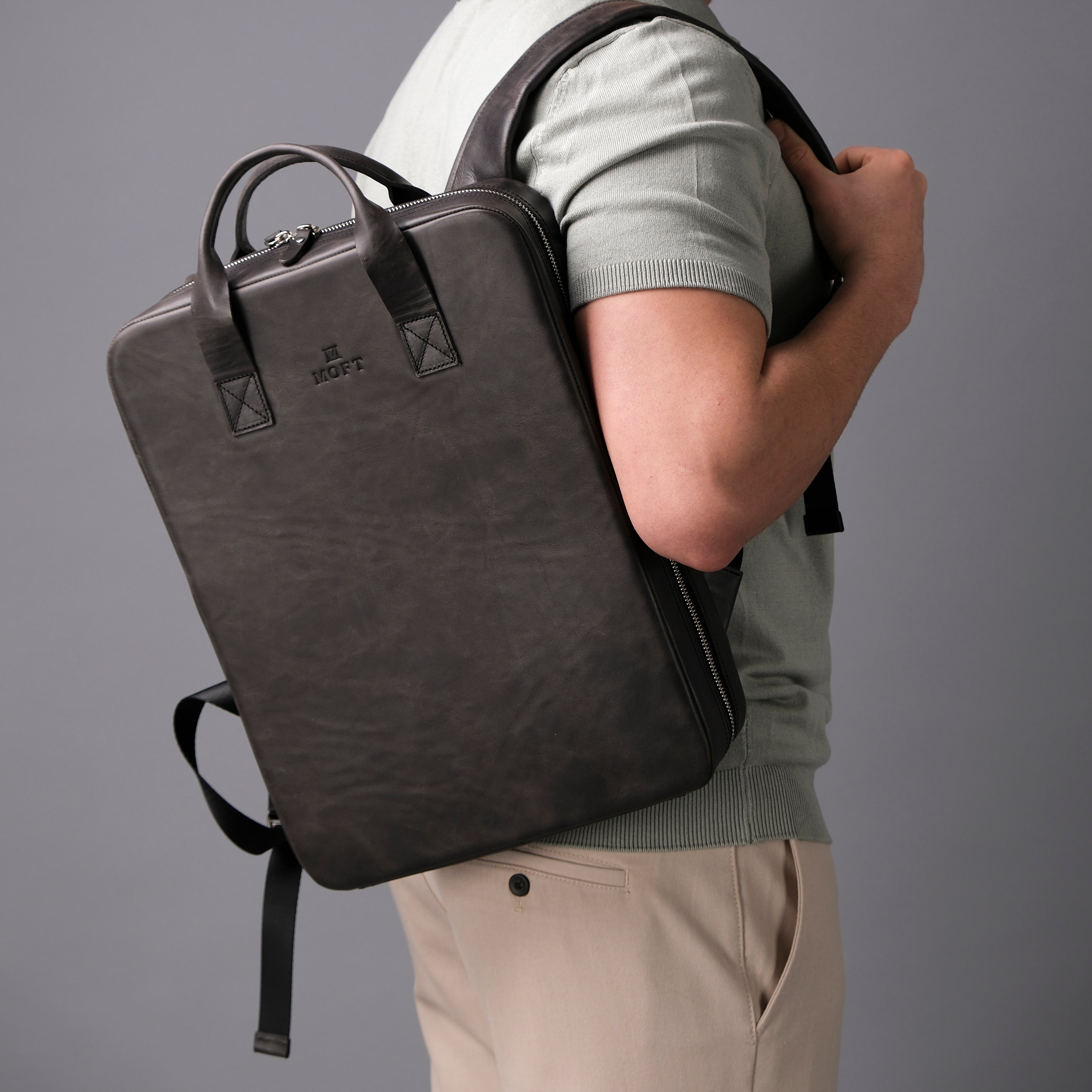 Genuine Leather Craft Proform Organizer Backpack
