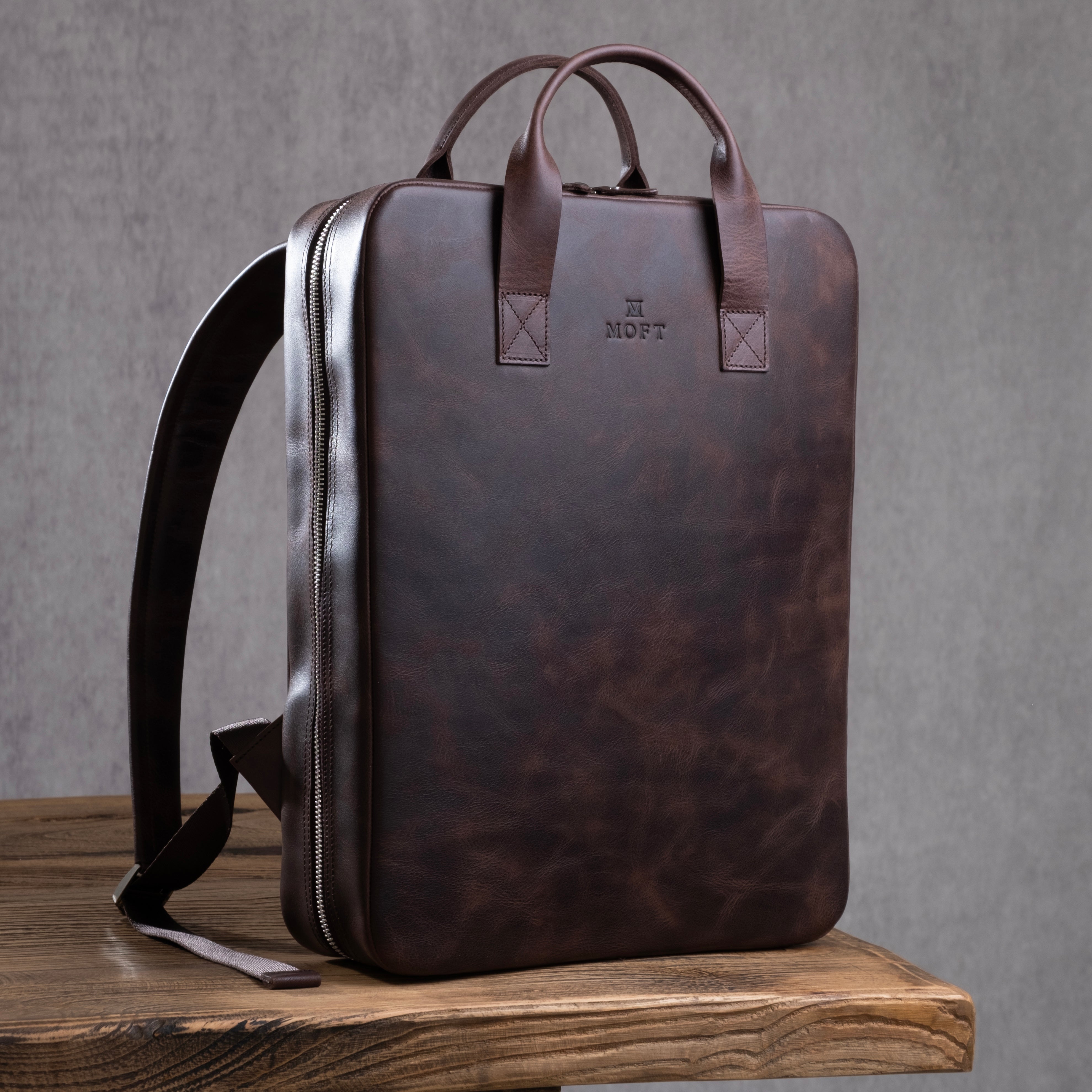 Genuine Leather Craft Proform Organizer Backpack