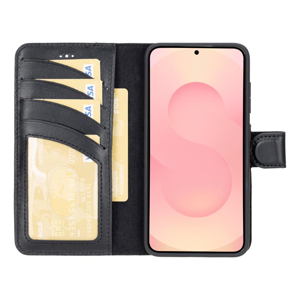 Magic Samsung Galaxy S25 Plus Leather Detachable Wallet Case