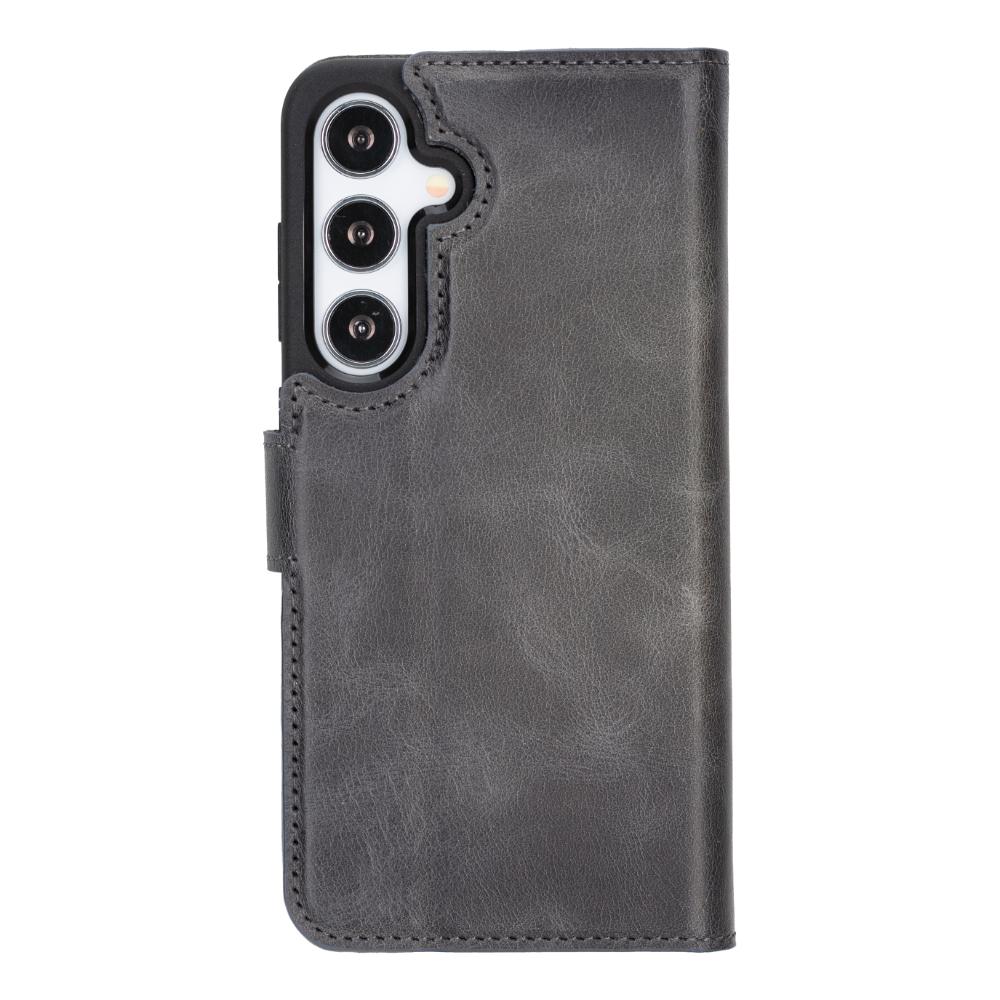 Magic Samsung Galaxy S25 Plus Leather Detachable Wallet Case