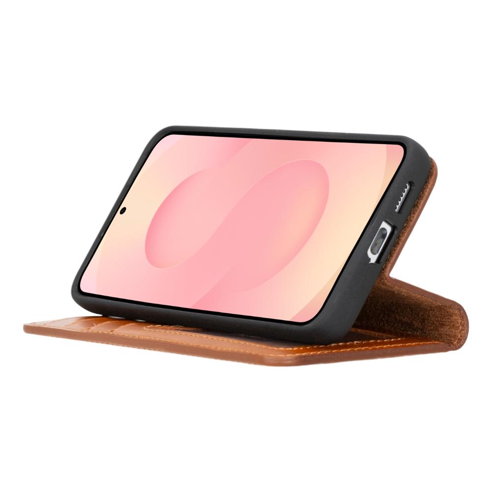 Magic Samsung Galaxy S25 Plus Leather Detachable Wallet Case