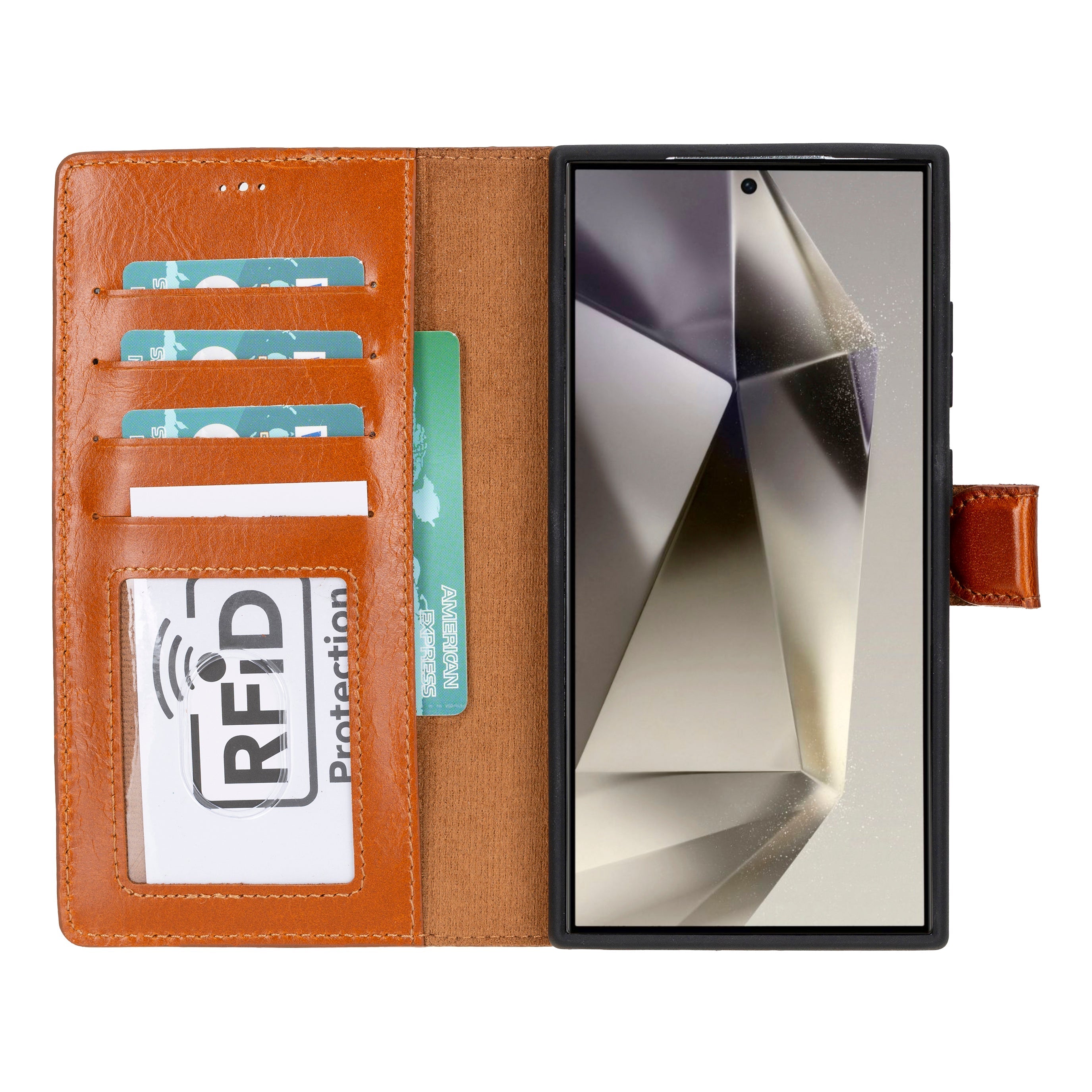 Magic Samsung Galaxy S24 Series Detachable Leather Wallet Case - MW
