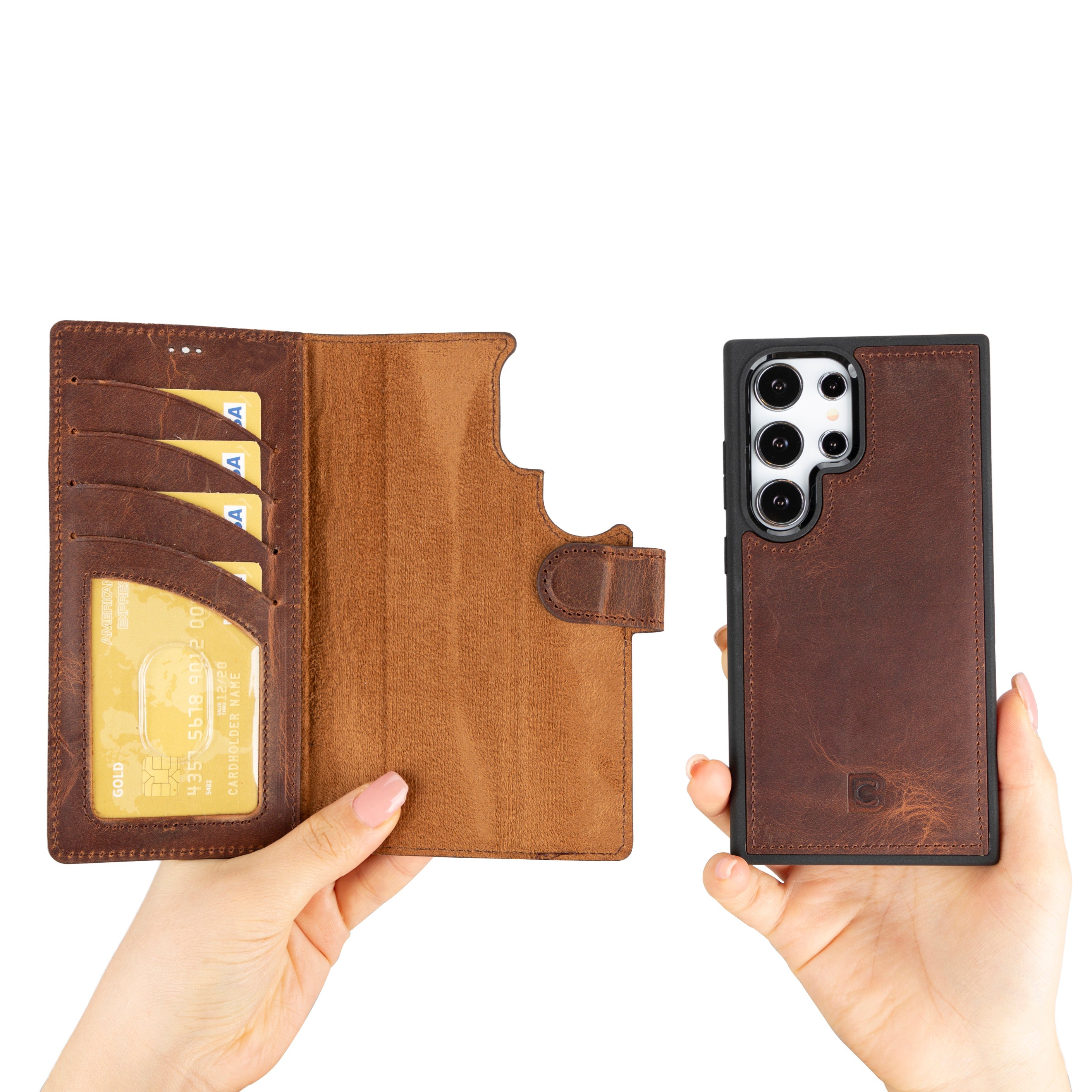 Magic Samsung Galaxy S24 Detachable Leather Wallet Case