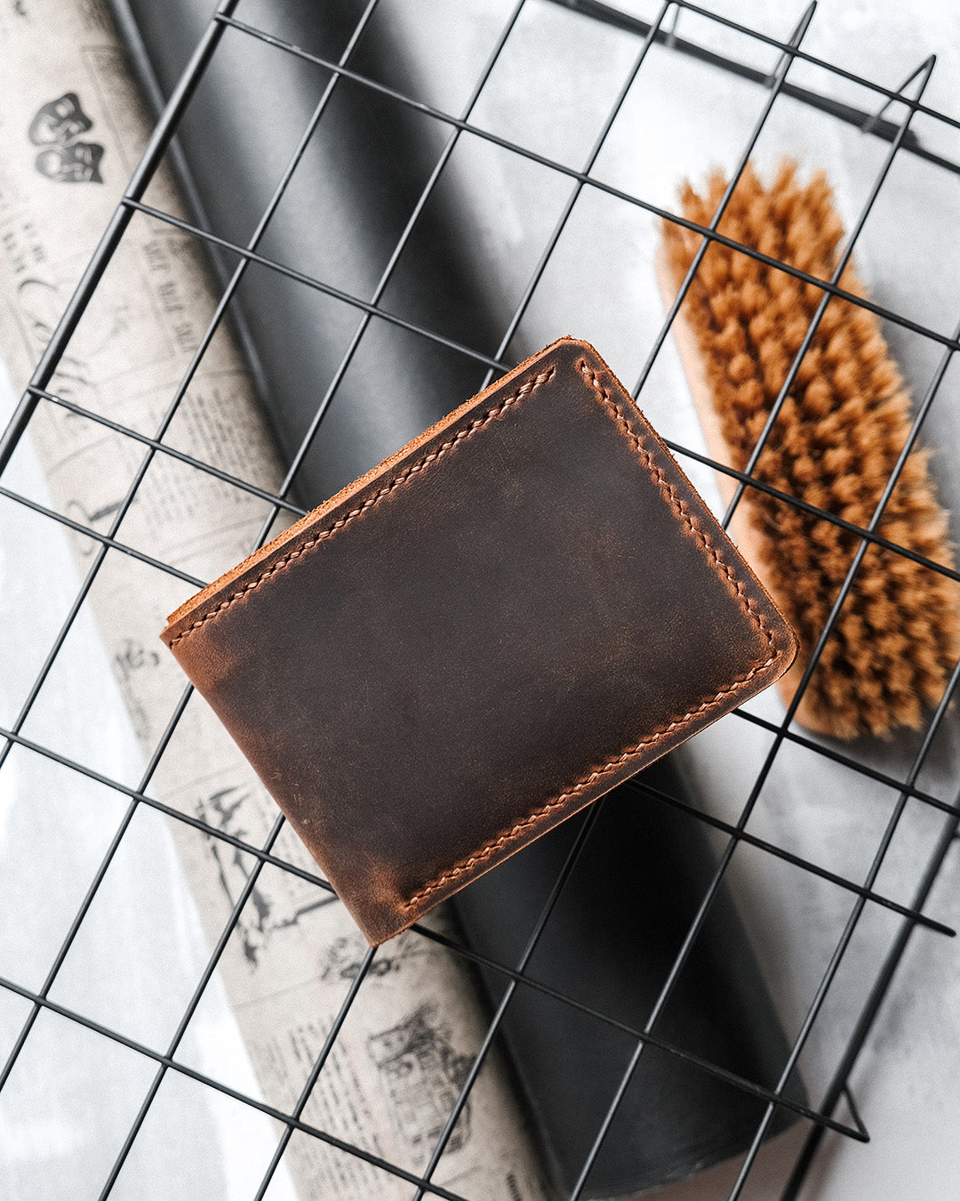 Leather folding wallet - Exclusive Styles