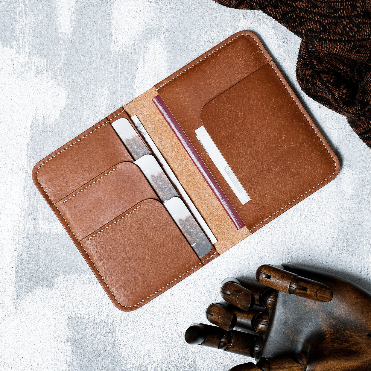 Leather Passport Wallet Exc. - Gift Inspirations
