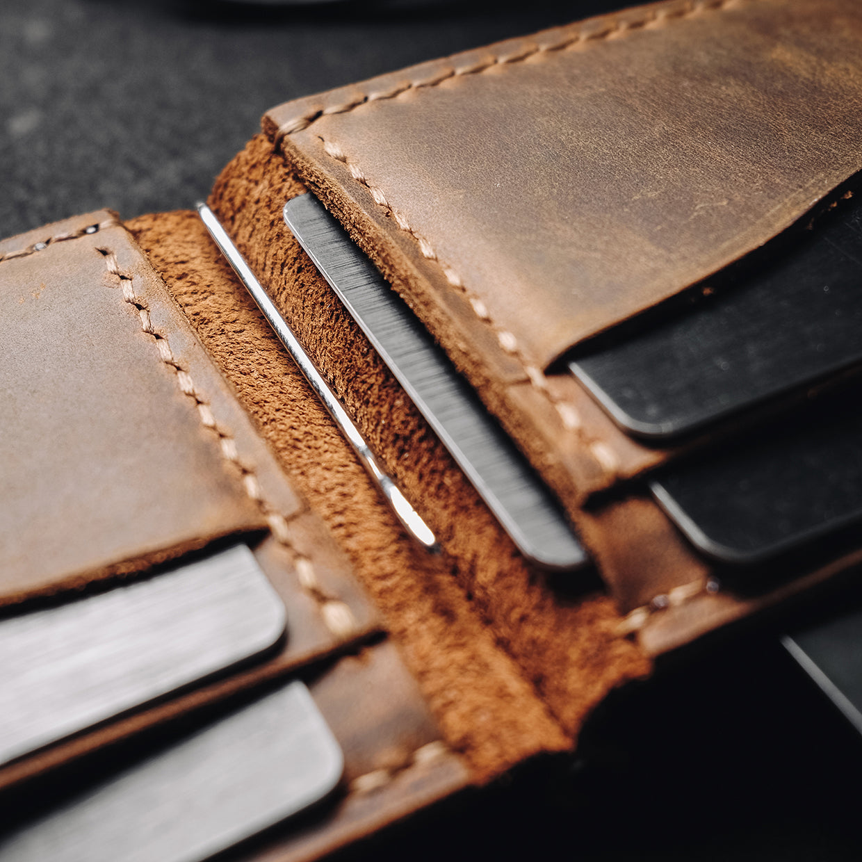 Leather Wallet - Kleo v2 - Unique Ideas