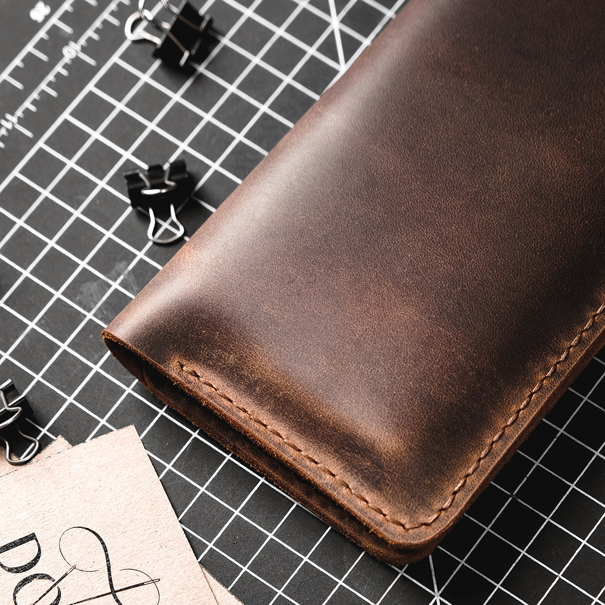 Leather long wallet v2 - Trendy Designs