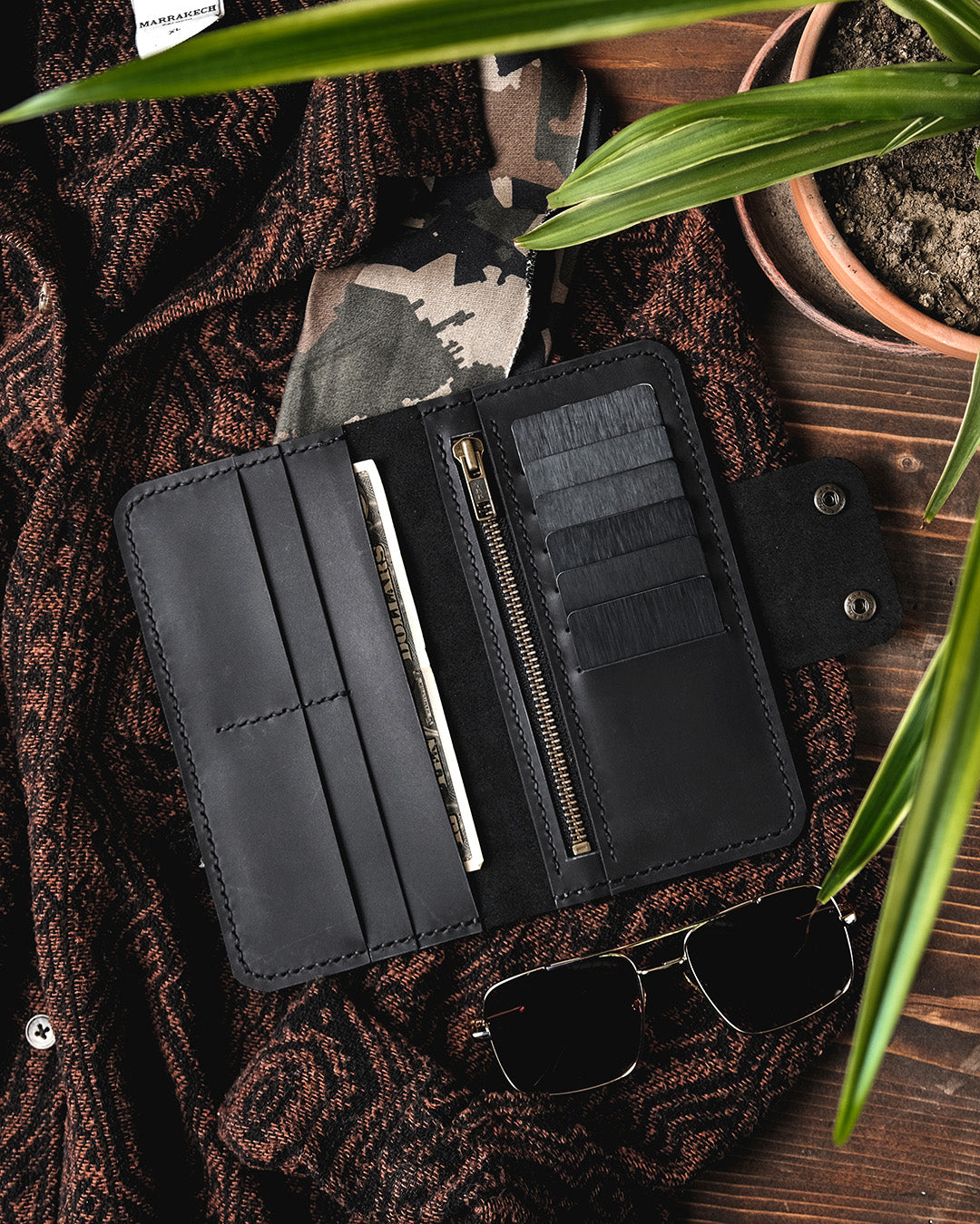 Leather wallet - SIERA - Exclusive Styles