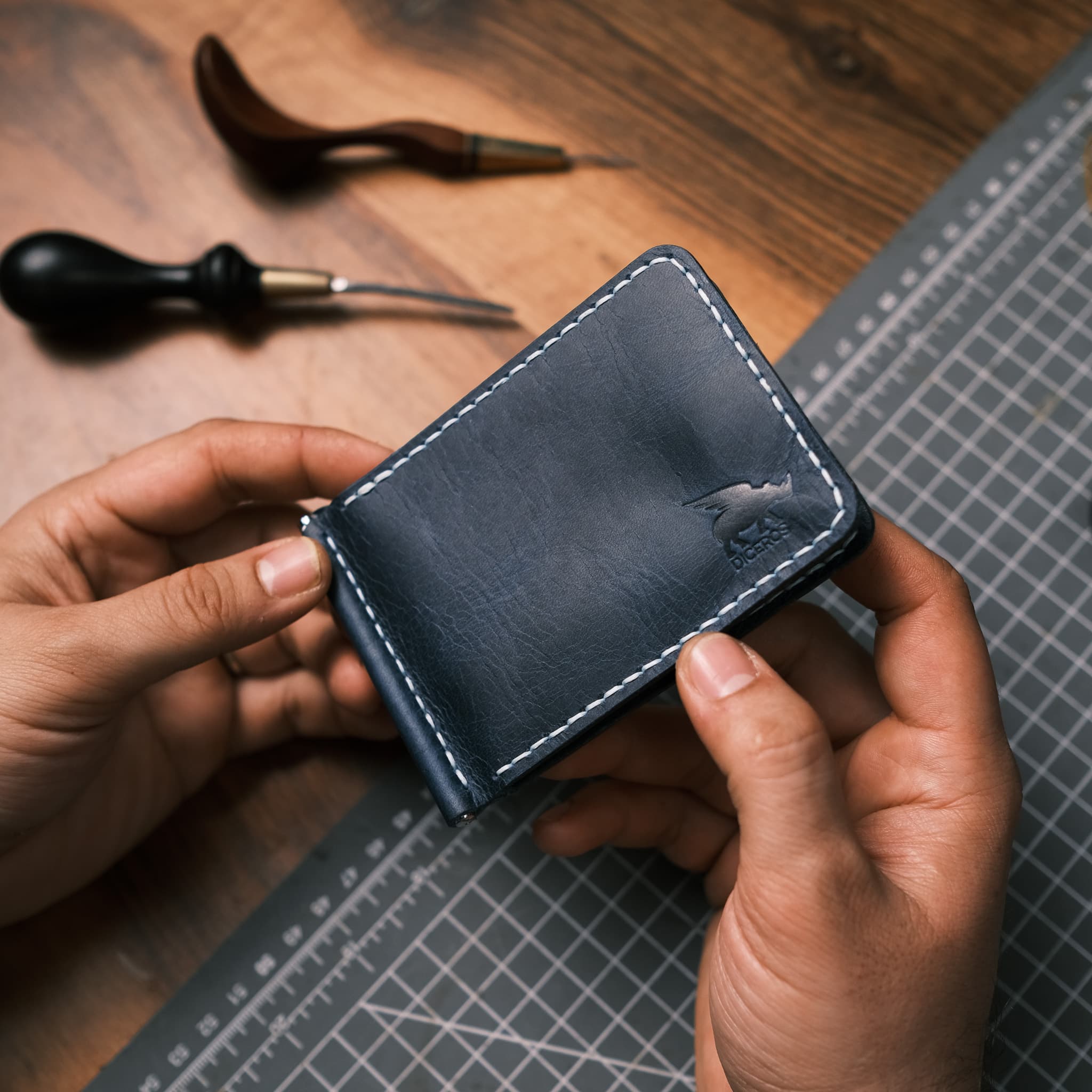 Ganbaru Money Clip Wallet   Unique Gift Ideas   Boyfriend Gift   Girlfriend Gift   Father Gift