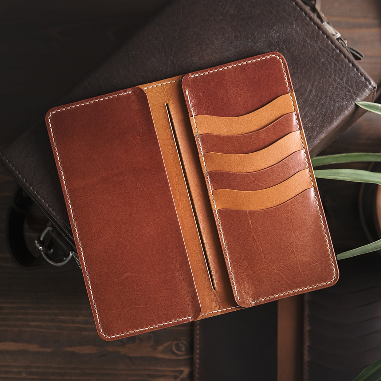 Leather Long Wallet v2 Exc. - Gift Inspirations