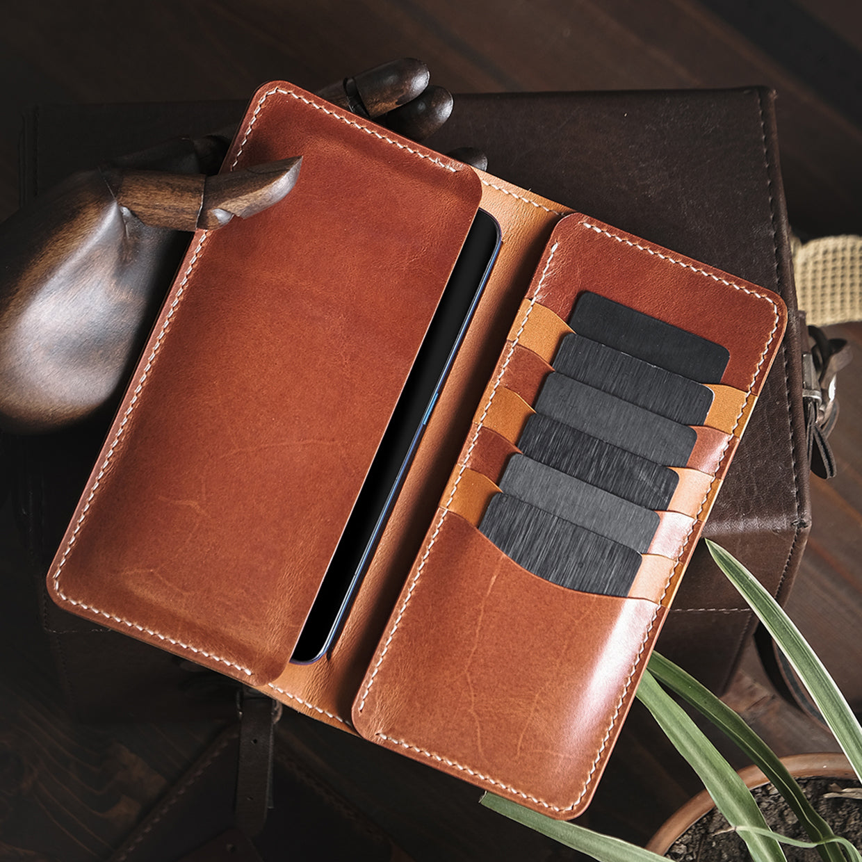 Leather Long Wallet v2 Exc. - Gift Inspirations