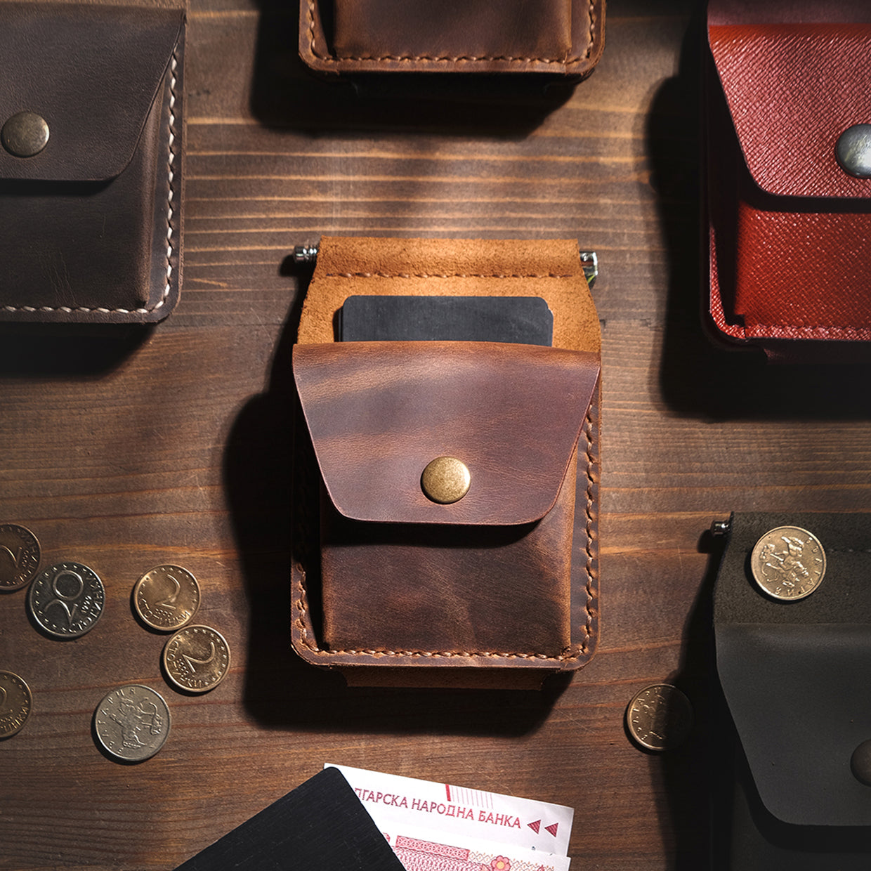 KLEO COINS - Leather wallet - Gift Inspirations