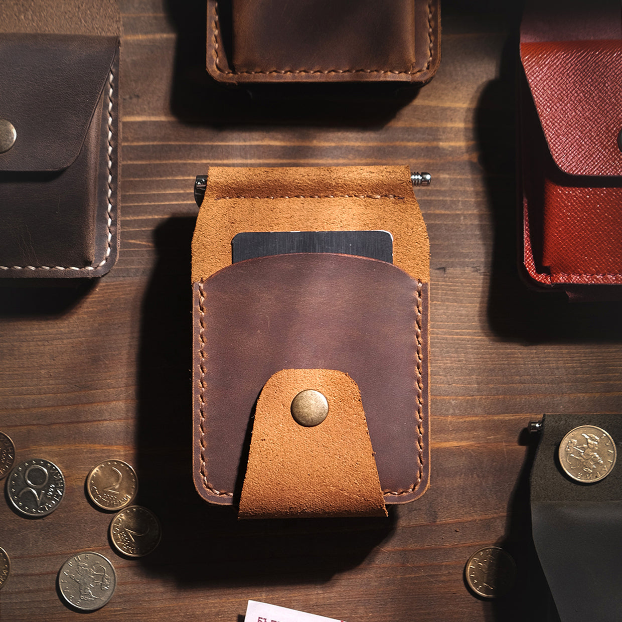 KLEO COINS - Leather wallet - Gift Inspirations