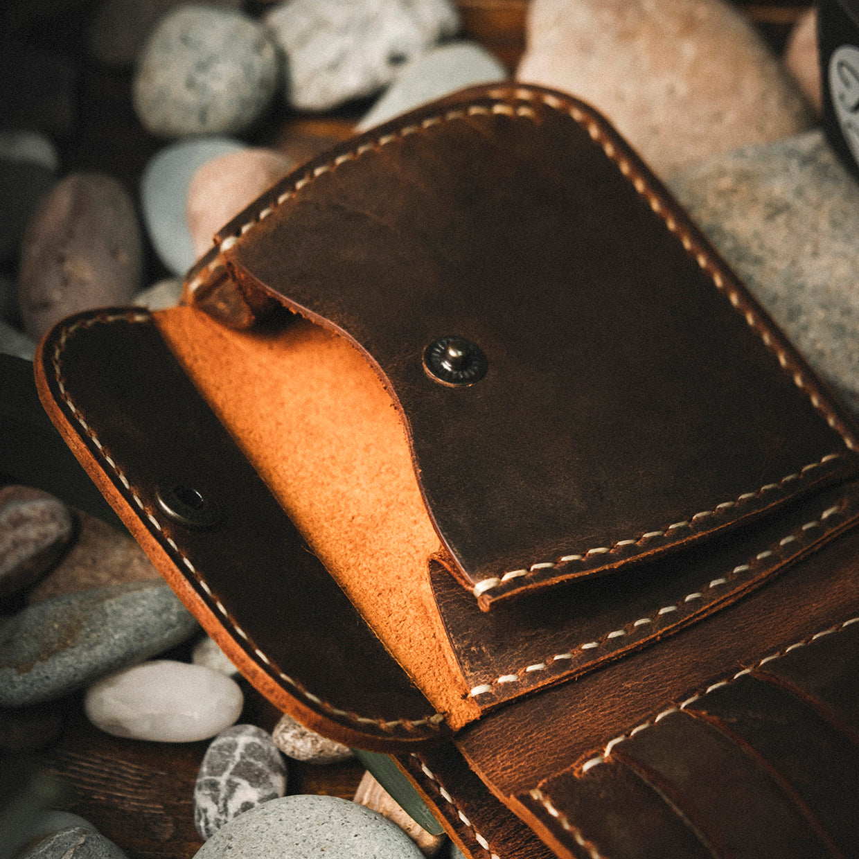 BIFOLD WALLET - Leather men's wallet - Unique Ideas