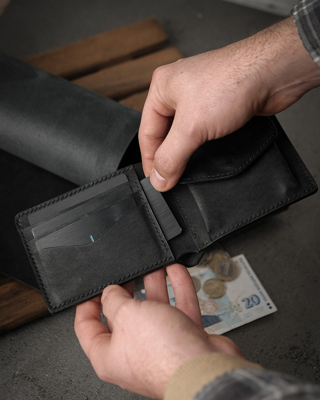 Leather folding wallet RIO Exc - Exclusive Styles