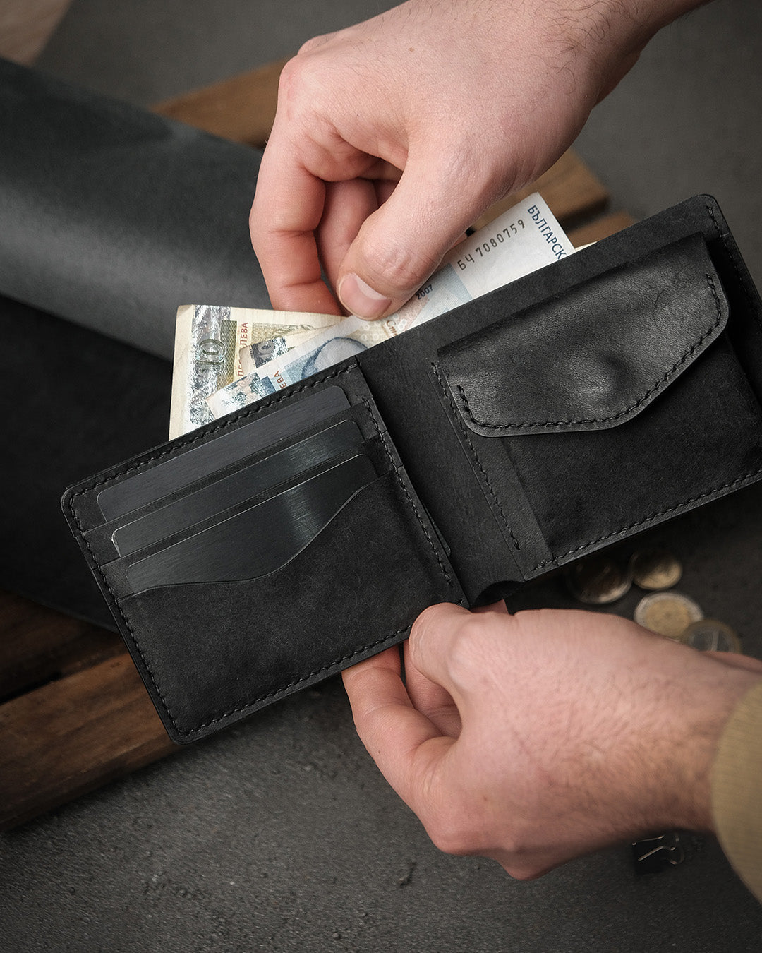 Leather folding wallet RIO Exc - Exclusive Styles