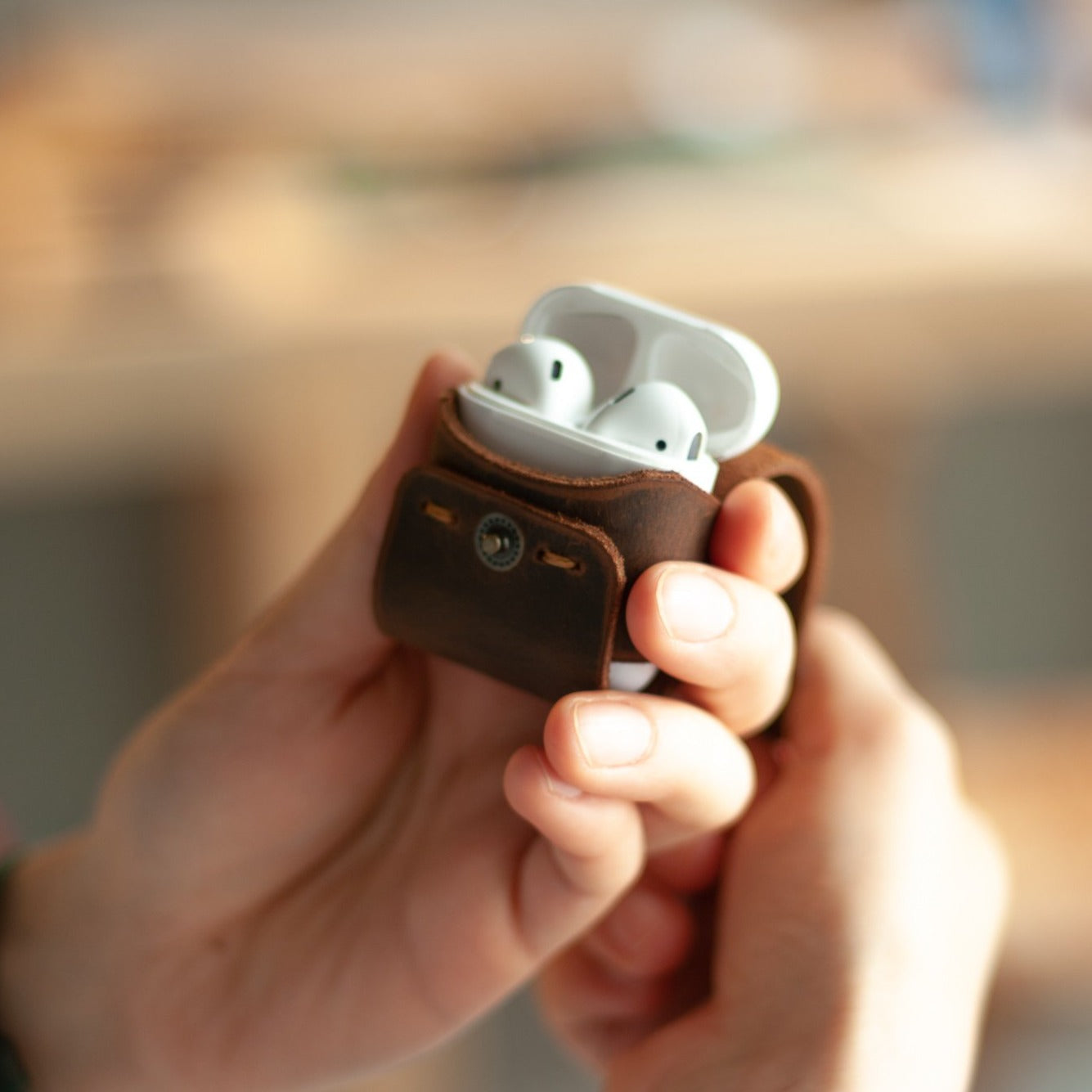 Apple AirPods Leather Case