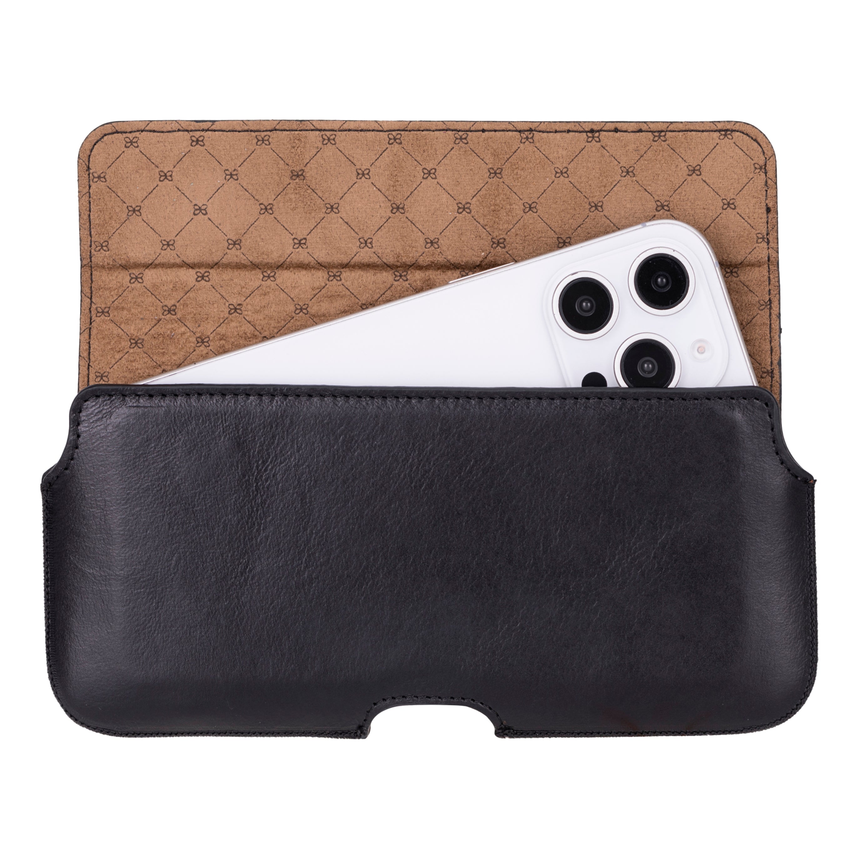 Aslant Belt iPhone 16 Pro Max Leather Case