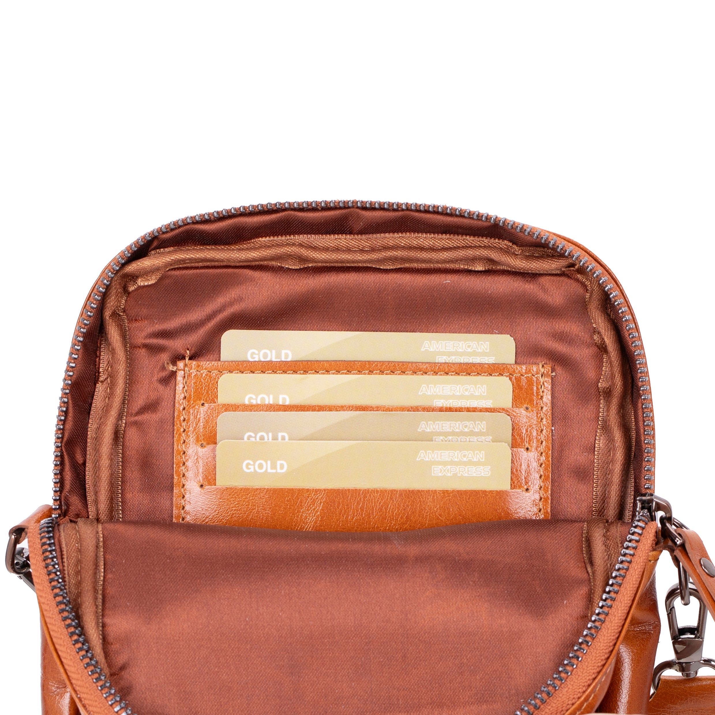 Solvix Leather Crossbody Bag