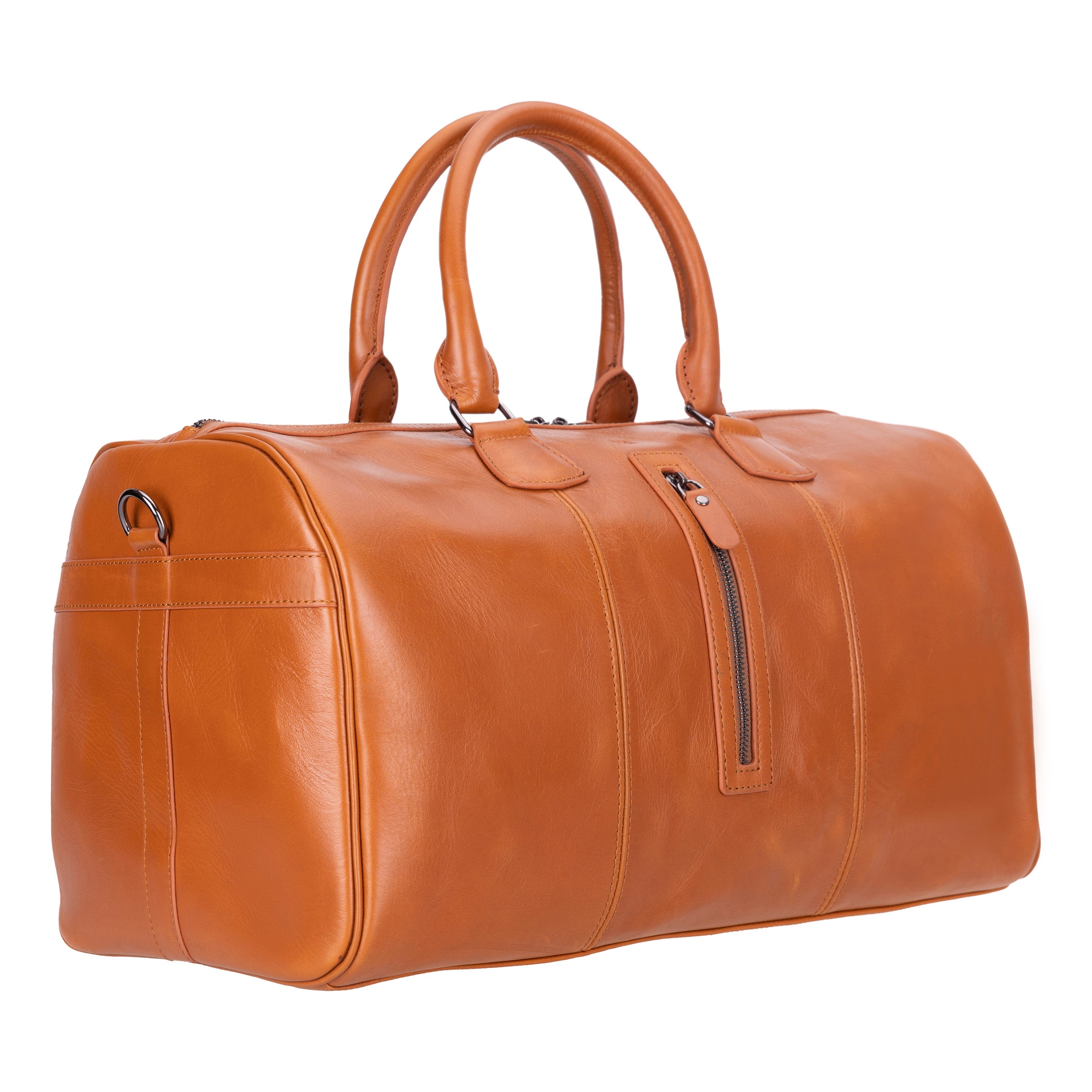 Crestiva Leather Weekend Duffle Bag
