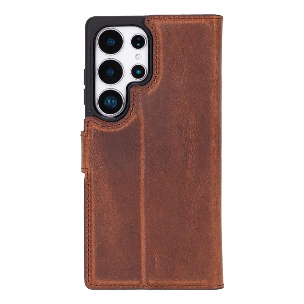 Magic Samsung Galaxy S25 Ultra Leather Detachable Wallet Case