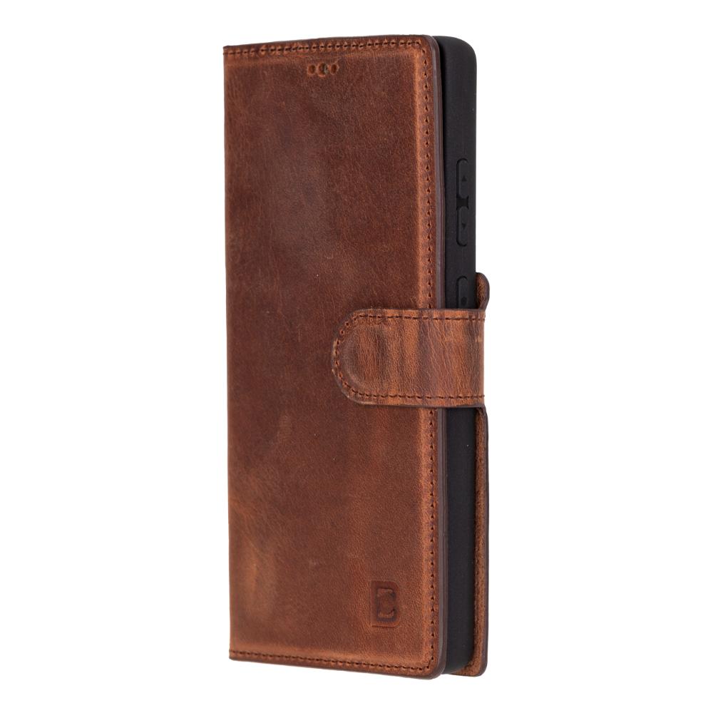 Magic Samsung Galaxy S25 Ultra Leather Detachable Wallet Case