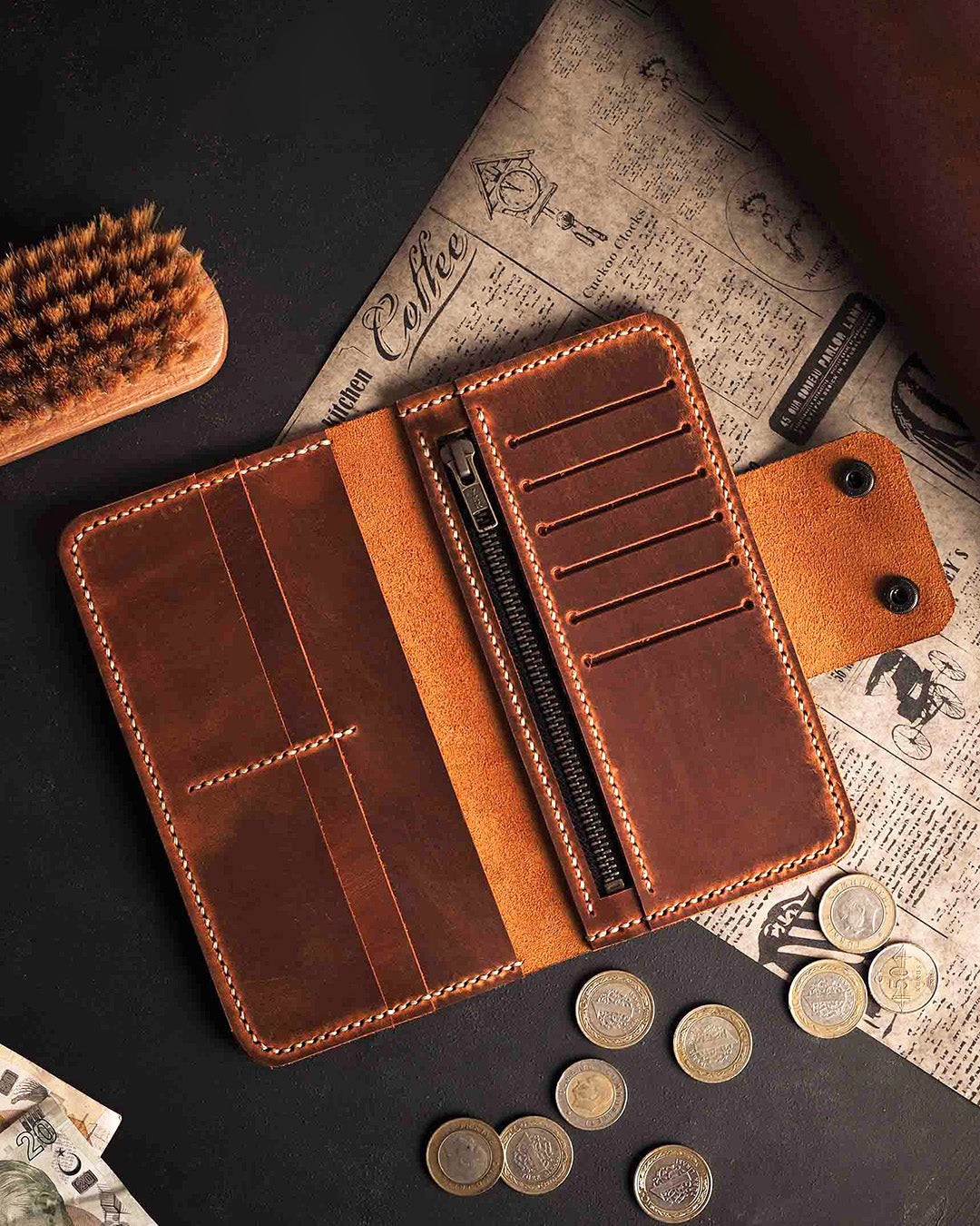 Leather wallet - SIERA - Exclusive Styles