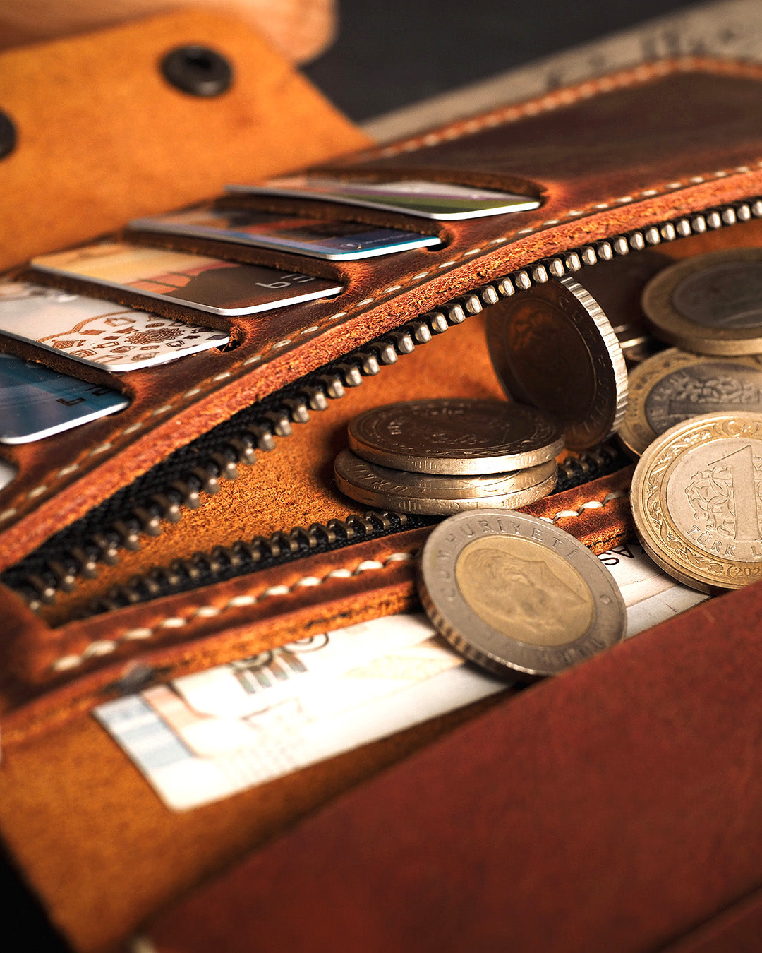 Leather wallet - SIERA - Exclusive Styles