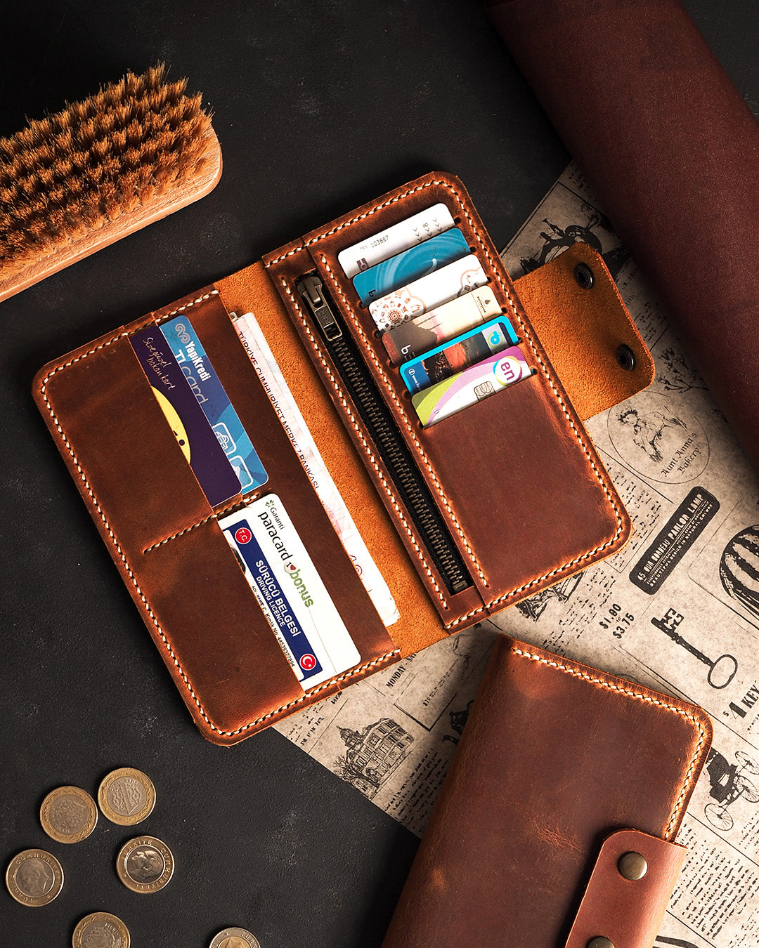 Leather wallet - SIERA - Exclusive Styles