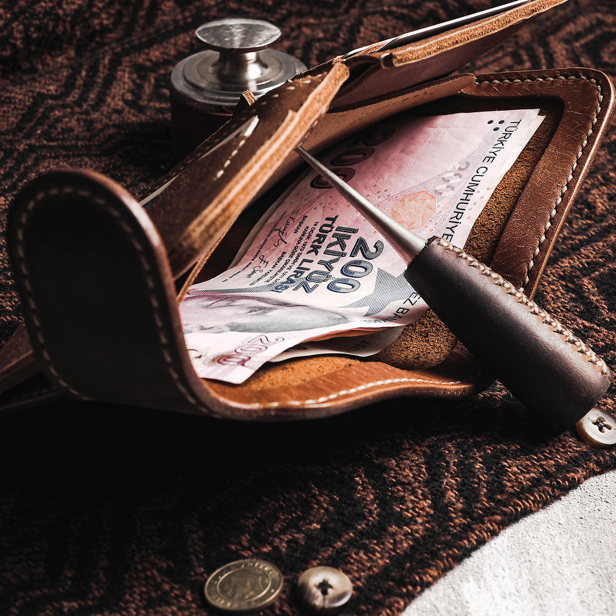 Leather wallet - RAGNA - Luxury Picks
