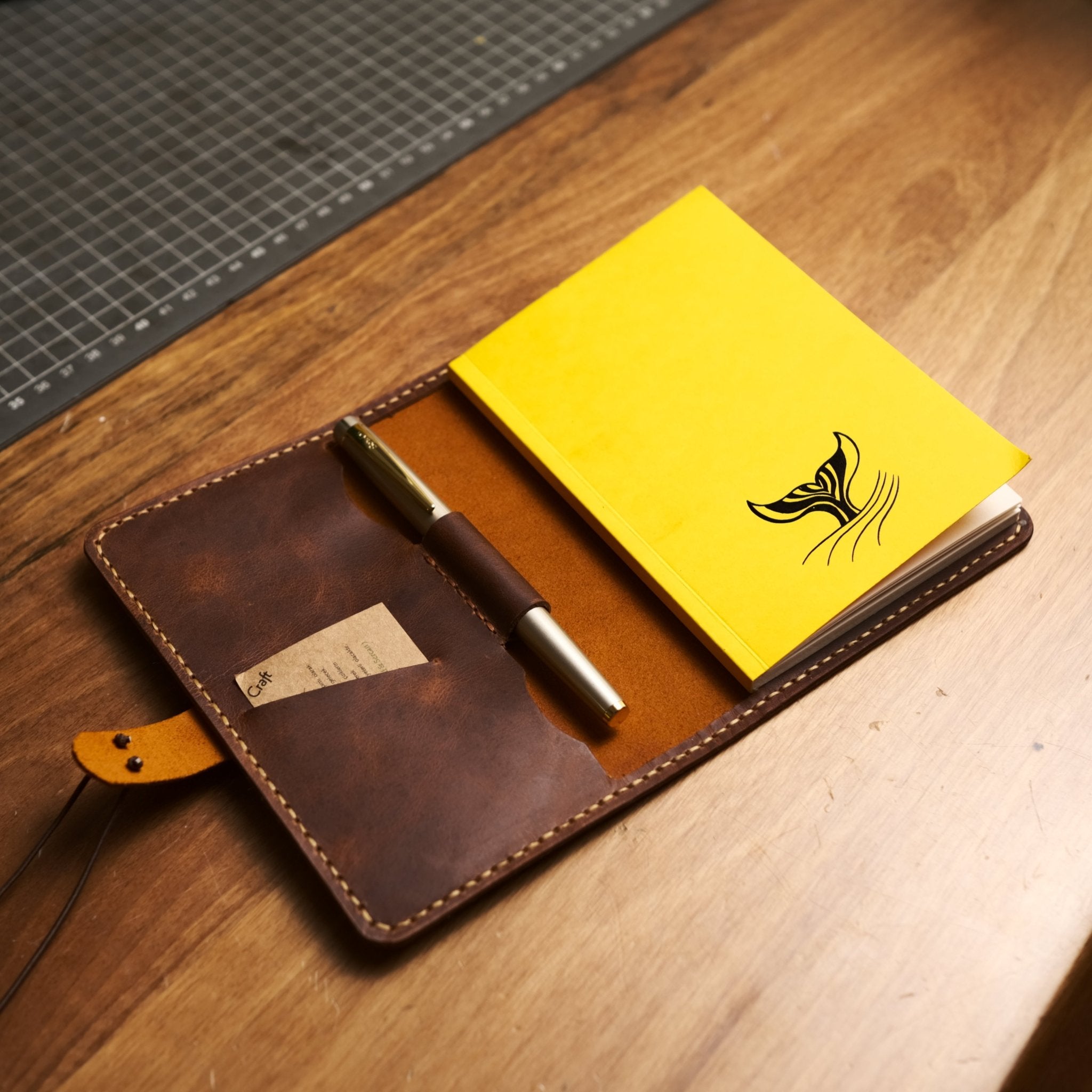 A6 Leather Notebook Organizer   Unique Gift Ideas   Boyfriend Gift   Girlfriend Gift   Father Gift