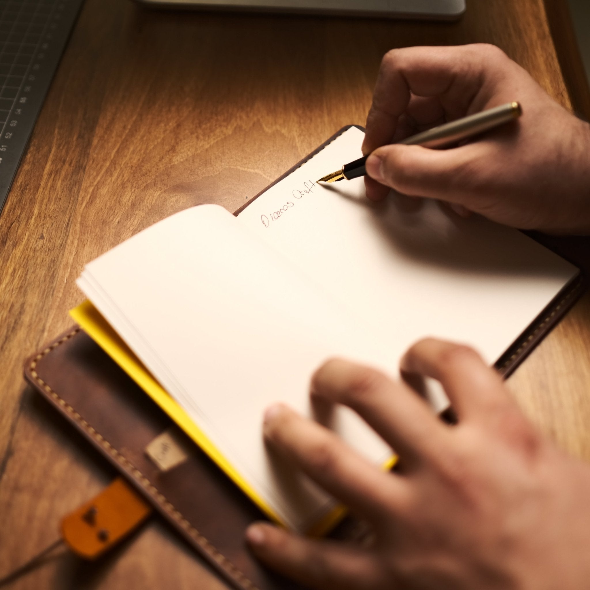 A6 Leather Notebook Organizer   Unique Gift Ideas   Boyfriend Gift   Girlfriend Gift   Father Gift