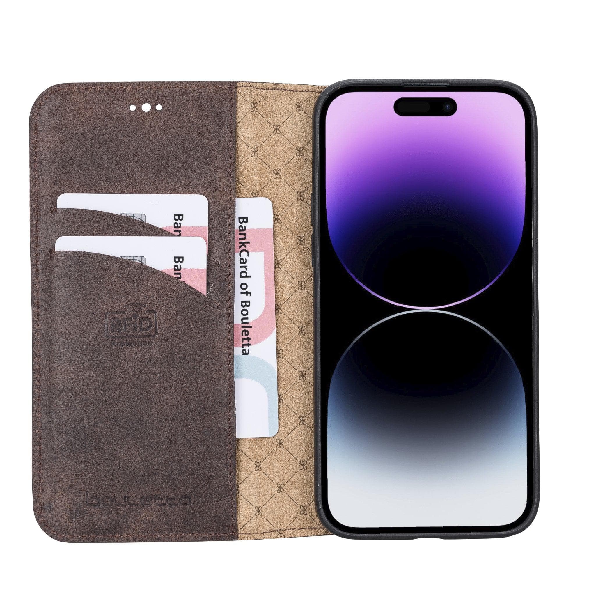 Brooks iPhone 14 Pro Max Leather Wallet Case