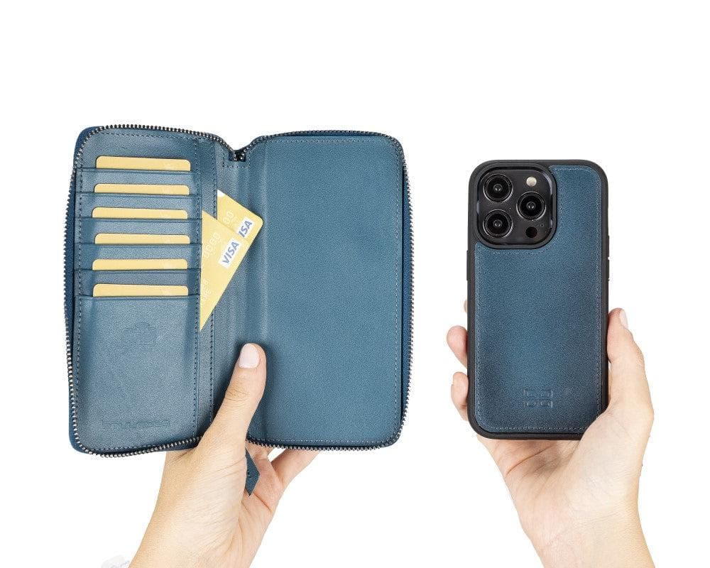 Pouch Magic iPhone 14 Pro Max Detachable Leather Wallet Case