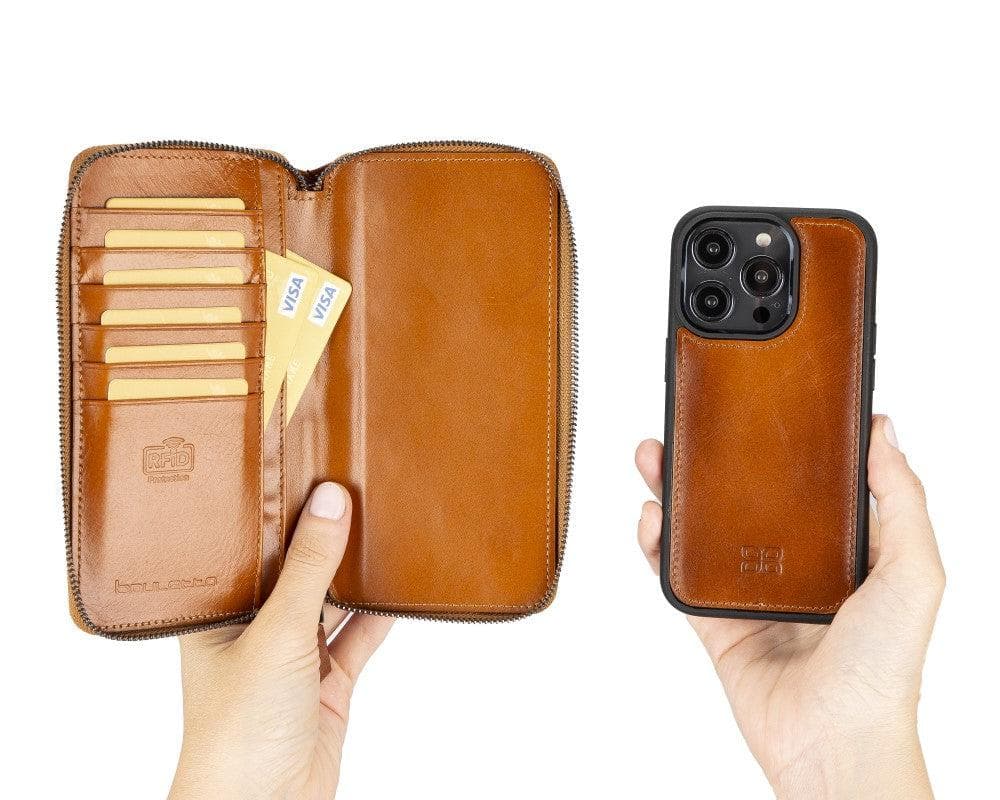 Pouch Magic iPhone 14 Pro Max Detachable Leather Wallet Case