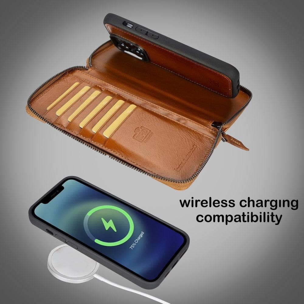 Pouch Magic iPhone 14 Pro Max Detachable Leather Wallet Case