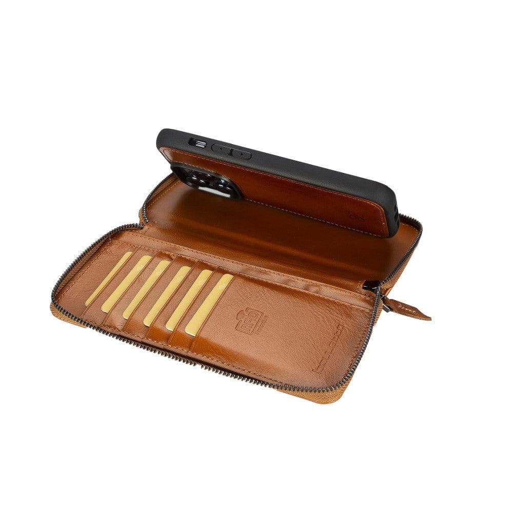 Pouch Magic iPhone 14 Pro Max Detachable Leather Wallet Case
