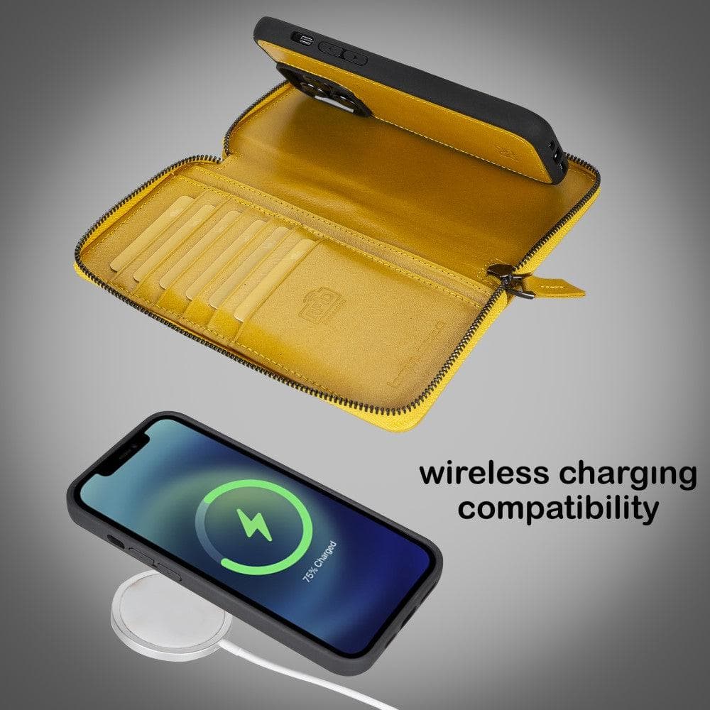 Pouch Magic iPhone 14 Pro Max Detachable Leather Wallet Case