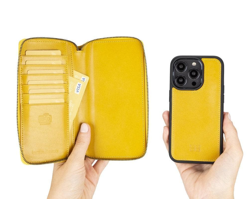 Pouch Magic iPhone 14 Pro Max Detachable Leather Wallet Case