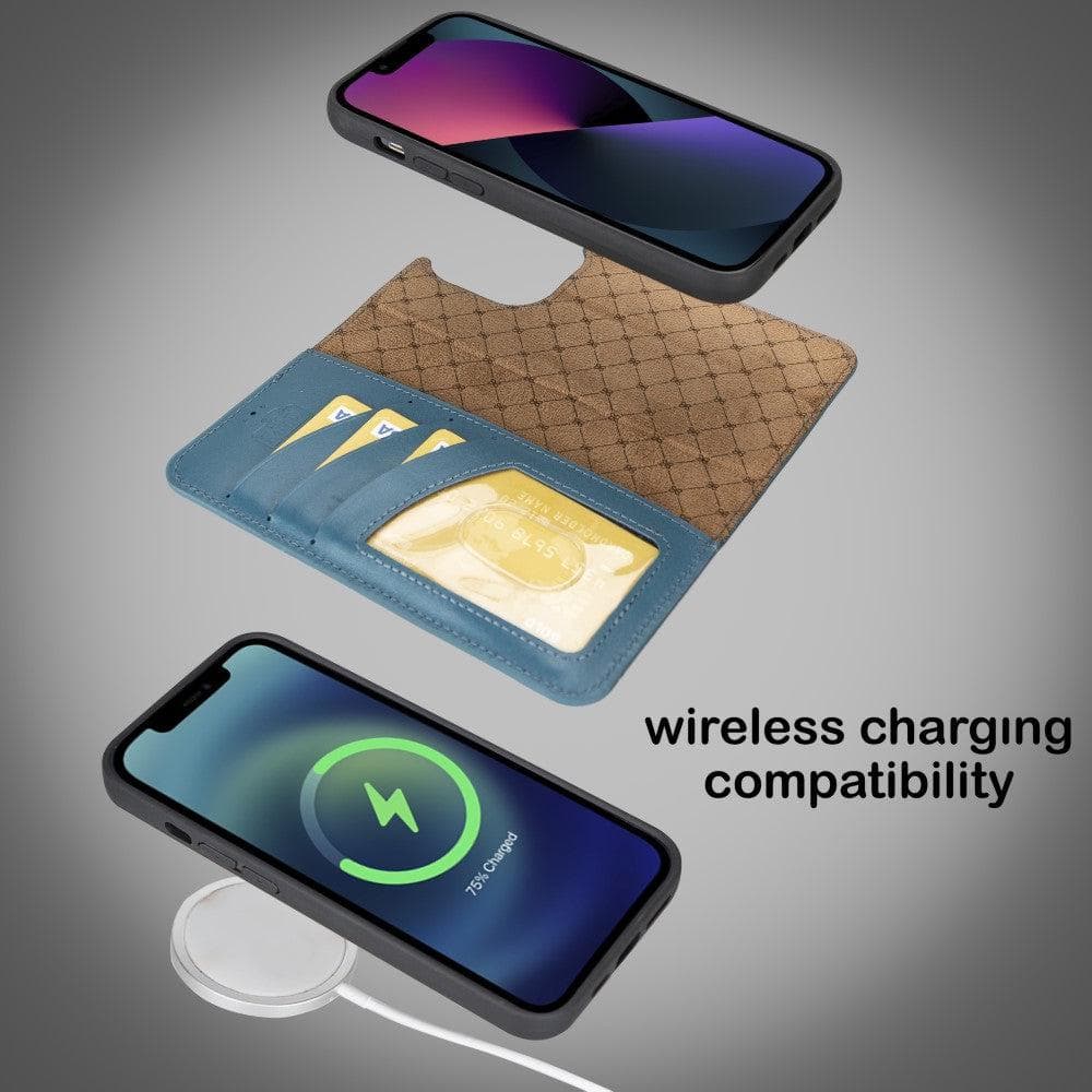 Magic iPhone 14 Plus Colorful Leather Detachable Wallet Case