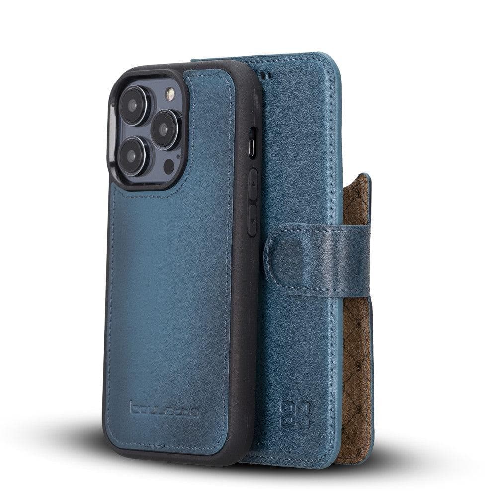 Magic iPhone 14 Pro Max Colorful Leather Detachable Wallet Case
