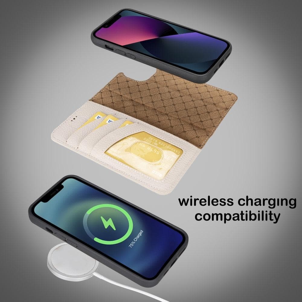 Magic iPhone 14 Plus Colorful Leather Detachable Wallet Case