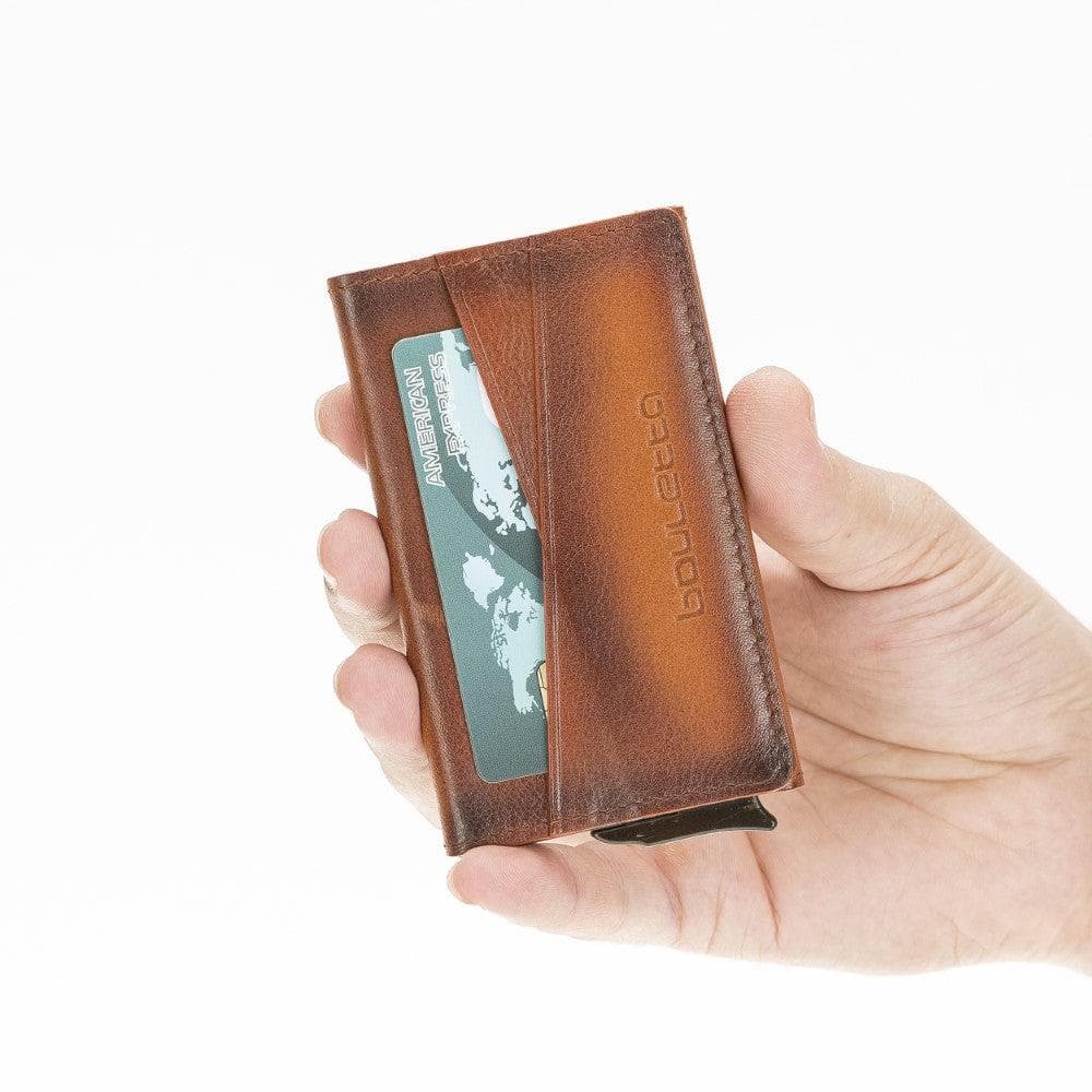 Austin Leather Card Holder with RFID
