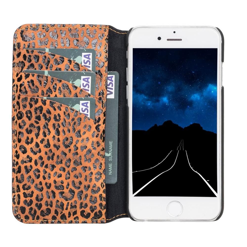Apple iPhone 6/6S Leather Case / WC - Wallet Case BRN4