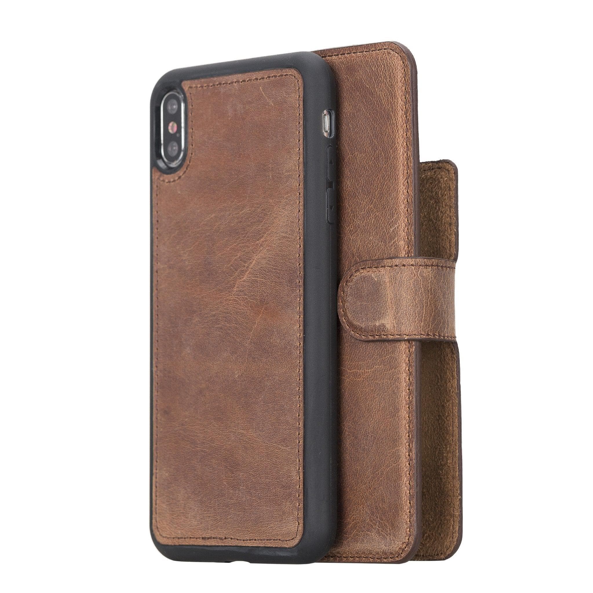 Apple iPhone XSM Detachable Leather Case / MW